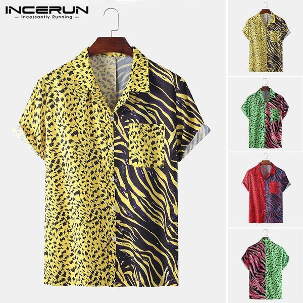 men short sleeve lapel shirt streetwear summer hawaiian camisa breathable shirts printed patchwork s-3xl men's casual, White;black
men short sleeve lapel shirt streetwear summer hawaiian camisa breathable shirts printed patchwork s-3xl men's casual, White;black