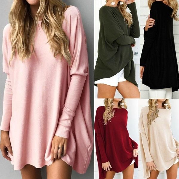 women fashion autumn winter knitting sweters for party dresses long sleeve plus size loose large dress casual, Black;gray
women fashion autumn winter knitting sweters for party dresses long sleeve plus size loose large dress casual, Black;gray