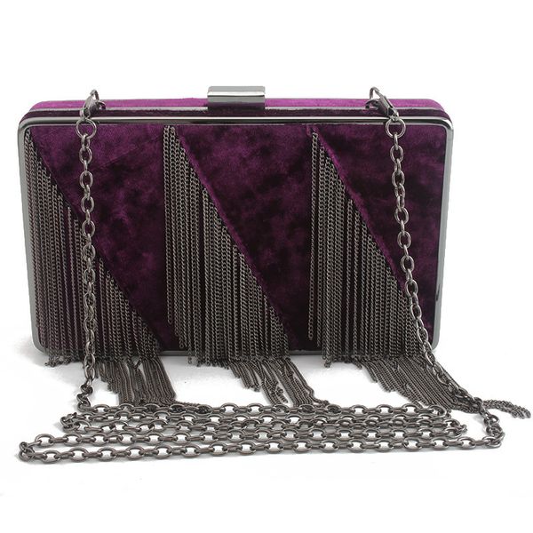fashion evening bag 2021 spring and summer velvet tassel dinner banquet celebrity dress hand chain
fashion evening bag 2021 spring and summer velvet tassel dinner banquet celebrity dress hand chain