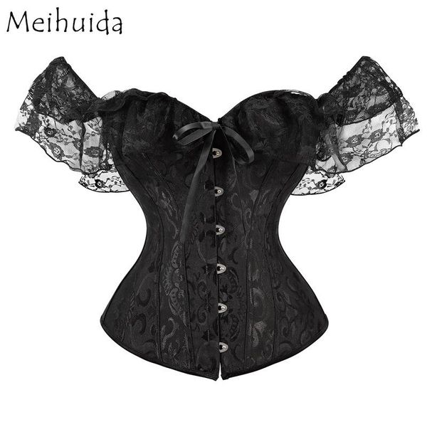 women lace shapers short sleeve corset solid color tie-up off shoulder close-fitting crop party waist shaper fashion women's, Black;white
women lace shapers short sleeve corset solid color tie-up off shoulder close-fitting crop party waist shaper fashion women's, Black;white