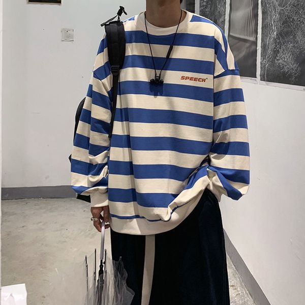 men's hoodies & sweatshirts fashion trend coats striped printing pullover round neck cotton clothes casual plus size m-xl hvng, Black
men's hoodies & sweatshirts fashion trend coats striped printing pullover round neck cotton clothes casual plus size m-xl hvng, Black