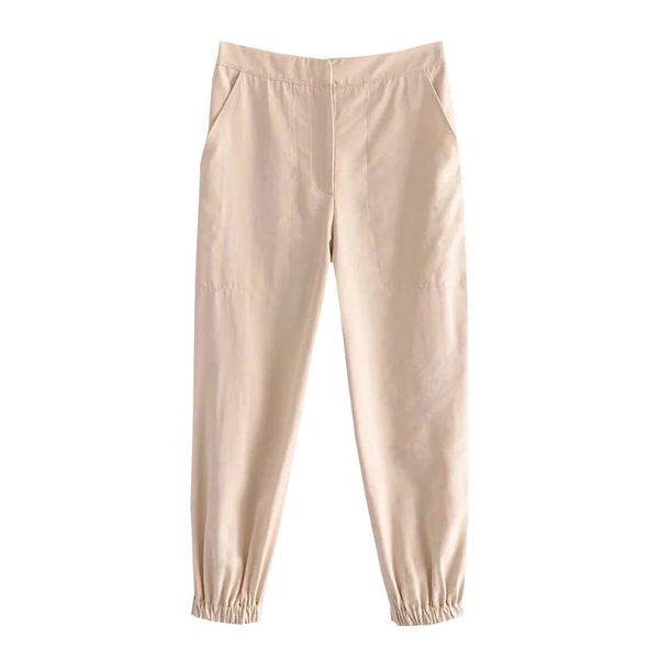 women's pants & capris xnwmnz za tide women pantalon slim ankle-length high waist female pocket versatile casual trousers zipper slacks, Black;white
women's pants & capris xnwmnz za tide women pantalon slim ankle-length high waist female pocket versatile casual trousers zipper slacks, Black;white