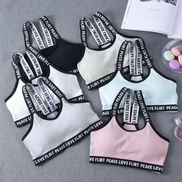 girls bra padded letters wirless soft women sports bras yoga for fitness size breathable workout running tank outfit
girls bra padded letters wirless soft women sports bras yoga for fitness size breathable workout running tank outfit