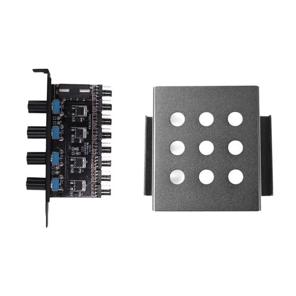 pcs 8 channels fan hub 4 knob cooling speed controller & 1 4-bay 3.5 inch to 2.5 hard drive caddy bracket fans coolings
pcs 8 channels fan hub 4 knob cooling speed controller & 1 4-bay 3.5 inch to 2.5 hard drive caddy bracket fans coolings