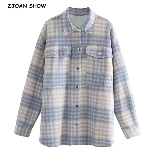 boyfriend style gingham check plaid shirt lapel long sleeve pockets blouse coat blusas chemise femme blusa sky blue 210429, White
boyfriend style gingham check plaid shirt lapel long sleeve pockets blouse coat blusas chemise femme blusa sky blue 210429, White
