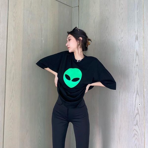 women's t-shirt 2021 women harajuku luxury summer graphic tees extra-terrestrial fashion clothes girl mouse t shirt, White
women's t-shirt 2021 women harajuku luxury summer graphic tees extra-terrestrial fashion clothes girl mouse t shirt, White