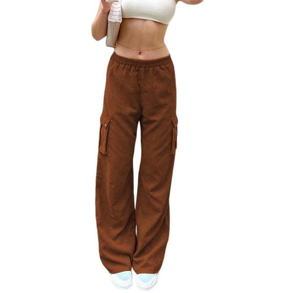 women's pants & capris hirigin 2021 women side pockets loose straight casual party street retro trousers corduroy streetwear , brown, Black;white
women's pants & capris hirigin 2021 women side pockets loose straight casual party street retro trousers corduroy streetwear , brown, Black;white