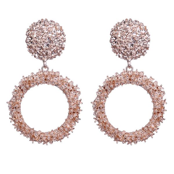 fashion round vintage dangle earrings for women gold color big earring jewellery statement earings trendy jewelry, Silver
fashion round vintage dangle earrings for women gold color big earring jewellery statement earings trendy jewelry, Silver