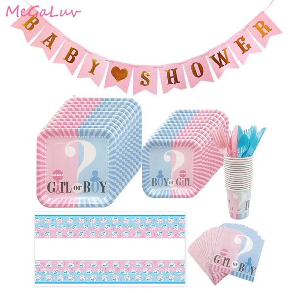 party decoration 1set pink blue baby shower banner paper garland tableware set genderl reveal babyshower boy girl supplies
party decoration 1set pink blue baby shower banner paper garland tableware set genderl reveal babyshower boy girl supplies