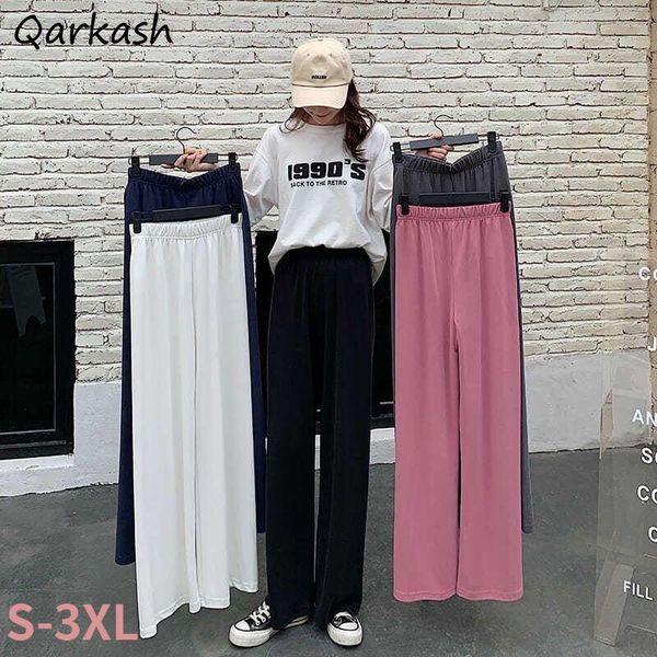 women's pants & capris casual women summer loose elastic waist solid minimalist all-match elegant femme daily large size fashion colleg, Black;white
women's pants & capris casual women summer loose elastic waist solid minimalist all-match elegant femme daily large size fashion colleg, Black;white