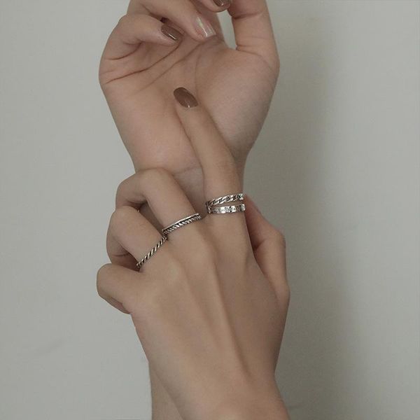 cluster rings s925 sterling silver for women adjustable opening smile ring retro fashion personality jewelry accessories wholesale, Golden;silver
cluster rings s925 sterling silver for women adjustable opening smile ring retro fashion personality jewelry accessories wholesale, Golden;silver