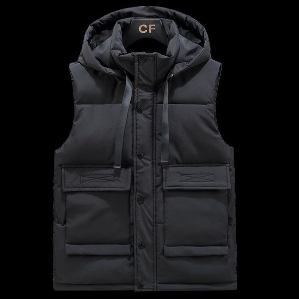 men's vests korean trend autumn winter down cotton campshoulder casual sleeveless jacket coat boys' youth vest, Black;white
men's vests korean trend autumn winter down cotton campshoulder casual sleeveless jacket coat boys' youth vest, Black;white