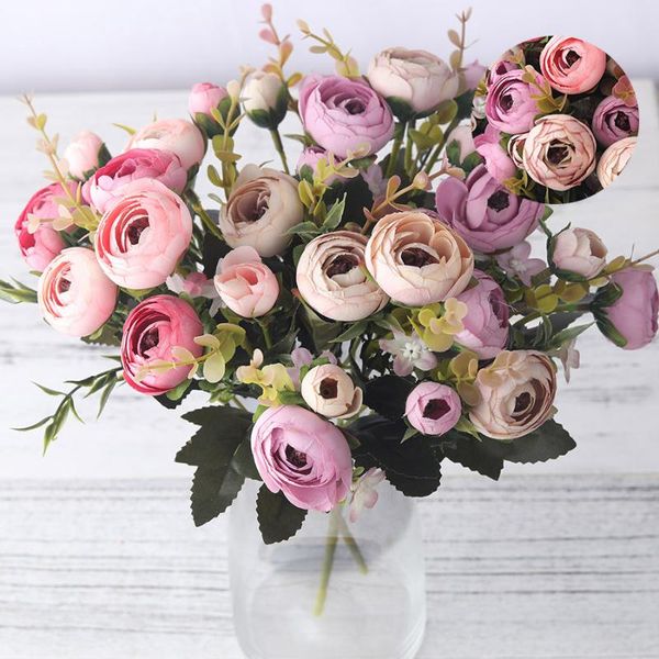 decorative flowers & wreaths european artificial silk tea rose 6 head 4 small buds bouquet wedding home retro fake flower party diy decorati
decorative flowers & wreaths european artificial silk tea rose 6 head 4 small buds bouquet wedding home retro fake flower party diy decorati