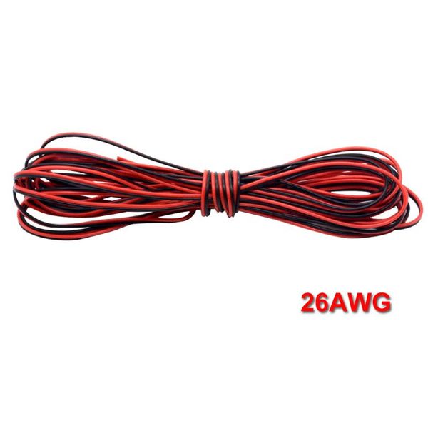 other lighting system 5m/lot red black 2pins 26awg led extension thinned copper wire cable with cross-section 0.1 pvc insulated for car
other lighting system 5m/lot red black 2pins 26awg led extension thinned copper wire cable with cross-section 0.1 pvc insulated for car