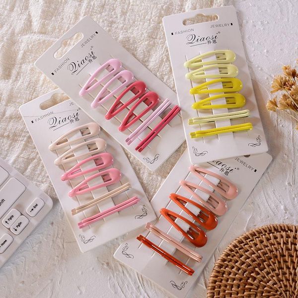 hair accessories 6pcs/set snap clips for baby girls solid color kids hairpins metal hairgrips children barrettes, Slivery;white
hair accessories 6pcs/set snap clips for baby girls solid color kids hairpins metal hairgrips children barrettes, Slivery;white