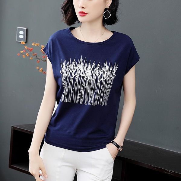 summer short sleeve tshirts women t shirt 100% cotton tees loose fitting plus size printing 3xl, White
summer short sleeve tshirts women t shirt 100% cotton tees loose fitting plus size printing 3xl, White