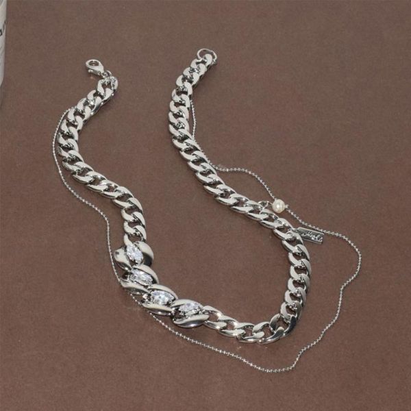 chains in 2021the baroque summer thick metal pendant necklace female senior clavicle ins cold wind chain fashion accessories, Silver
chains in 2021the baroque summer thick metal pendant necklace female senior clavicle ins cold wind chain fashion accessories, Silver