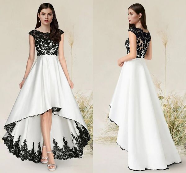 elegant engagement formal evening dress jewel neck sleeveless asymmetrical satin with black appliques prom gown vestidos robe de soiree cust, Black;red
elegant engagement formal evening dress jewel neck sleeveless asymmetrical satin with black appliques prom gown vestidos robe de soiree cust, Black;red