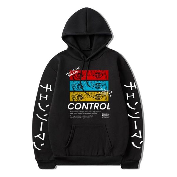 men's hoodies & sweatshirts chainsaw man control mens japan anime print fleece fashion herfst brand hip hop streetwear losse, Black
men's hoodies & sweatshirts chainsaw man control mens japan anime print fleece fashion herfst brand hip hop streetwear losse, Black