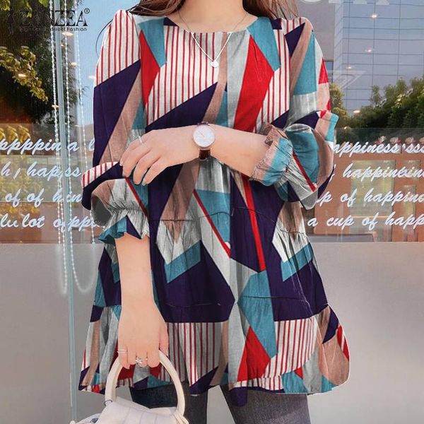 women's blouses & shirts 2022 fashion women ruffle blouse summer office lady printed casual puff sleeve loose patchwork blusas p, White
women's blouses & shirts 2022 fashion women ruffle blouse summer office lady printed casual puff sleeve loose patchwork blusas p, White