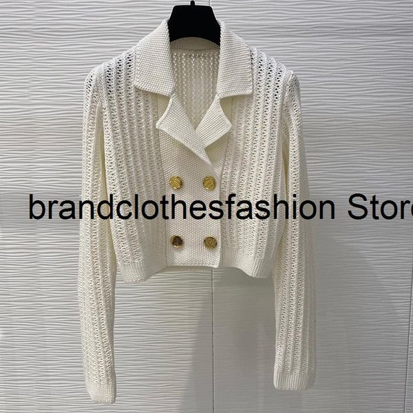 women's knits & tees fashion white soft crocheted wool-blend striped openwork cardigan women short solid lapel sweater coat 202
women's knits & tees fashion white soft crocheted wool-blend striped openwork cardigan women short solid lapel sweater coat 202