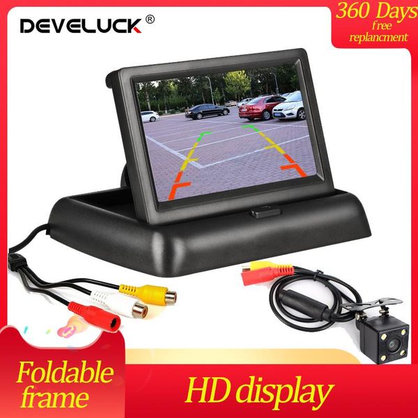 develuck car monitor rearview camera parking system tft lcd display 4.3 '' foldable for backup reverse oversee and support dvd rea
develuck car monitor rearview camera parking system tft lcd display 4.3 '' foldable for backup reverse oversee and support dvd rea