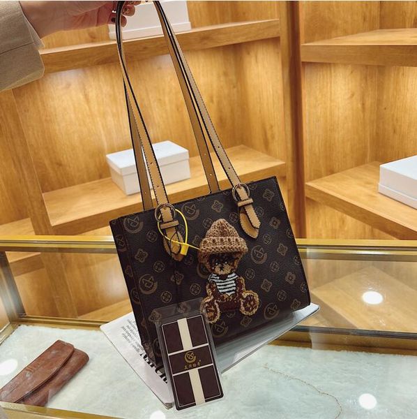 wholesale ladies shoulder bags simple cute cartoon bear decorative fashion handbag large capacity square ladies tote bag street personality, Black;red
wholesale ladies shoulder bags simple cute cartoon bear decorative fashion handbag large capacity square ladies tote bag street personality, Black;red