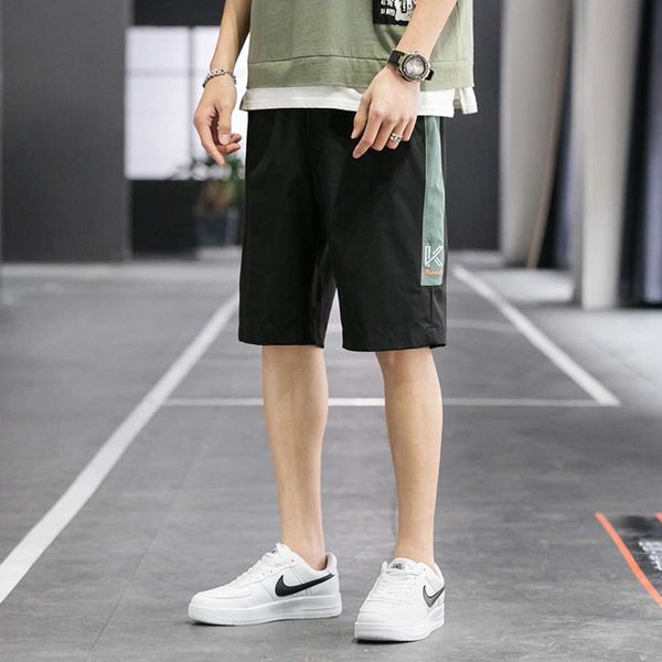 shorts pants men's casual pants summer thin ice sports trend loose wear fast dry beach capris, White;black
shorts pants men's casual pants summer thin ice sports trend loose wear fast dry beach capris, White;black
