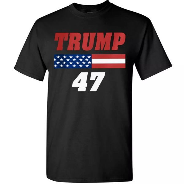 donald trump 47 for president 2024 t-shirt for trump supporters flag tee gifts, White;black
donald trump 47 for president 2024 t-shirt for trump supporters flag tee gifts, White;black