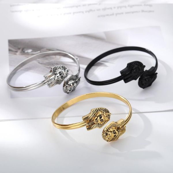 charm bracelets egyptian pharaoh head for women man gold vintage adjustable african jewelry gifts, Golden;silver
charm bracelets egyptian pharaoh head for women man gold vintage adjustable african jewelry gifts, Golden;silver