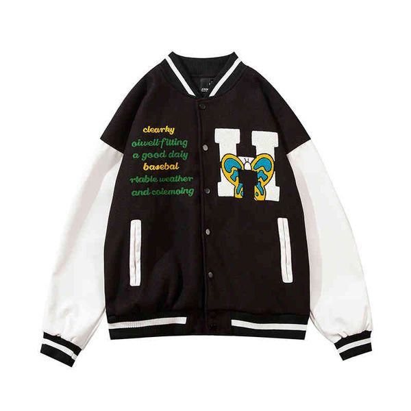 baseball mens hip hop harajuku strewear lter embroidery casual cotton college bomber et fashion men clothing, Black
baseball mens hip hop harajuku strewear lter embroidery casual cotton college bomber et fashion men clothing, Black