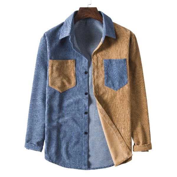 men's casual shirts fashion arrival winter corduroy long sleeve button up shirt for man, White;black
men's casual shirts fashion arrival winter corduroy long sleeve button up shirt for man, White;black