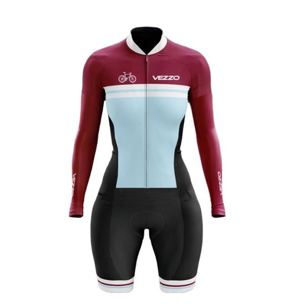 female cyclist overalls vezzo women's cycling jumpsuit monkey long sleeve bike suit ladies summer breathable leotard casual wear racing, Black;blue
female cyclist overalls vezzo women's cycling jumpsuit monkey long sleeve bike suit ladies summer breathable leotard casual wear racing, Black;blue