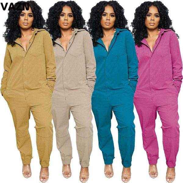 women's jumpsuits & rompers vazn arrival 2021 early autumn lady 4 colors solid long jumpsuit full sleeve zipper v-neck special cool, Black;white
women's jumpsuits & rompers vazn arrival 2021 early autumn lady 4 colors solid long jumpsuit full sleeve zipper v-neck special cool, Black;white