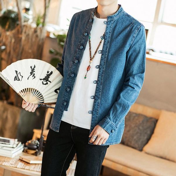 chinese traditional clothes for men shanghai clothing denim vintage shirt mandarin jacket oriental ff2214 ethnic, Red
chinese traditional clothes for men shanghai clothing denim vintage shirt mandarin jacket oriental ff2214 ethnic, Red