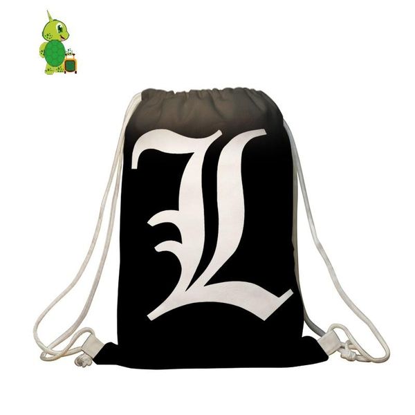 backpack death note l light drawstring women men softback travel bags school large capacity storage
backpack death note l light drawstring women men softback travel bags school large capacity storage