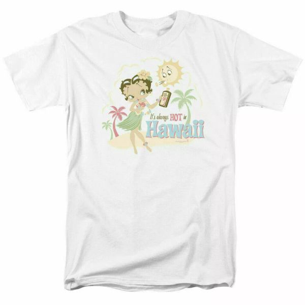 Betty Boop Hot In Hawaii T Shirt Mens Licensed Cartoon Merch Hawaiian White, White;black
Betty Boop Hot In Hawaii T Shirt Mens Licensed Cartoon Merch Hawaiian White, White;black