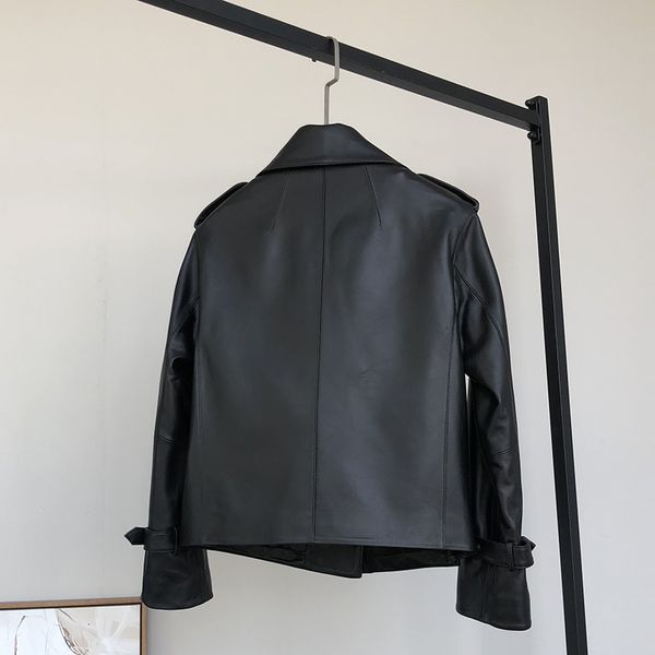 nerazzurri black plus size jackets for women long sleeve epaulet notched lapel double breasted womens leather jacket 5xl 201119
nerazzurri black plus size jackets for women long sleeve epaulet notched lapel double breasted womens leather jacket 5xl 201119