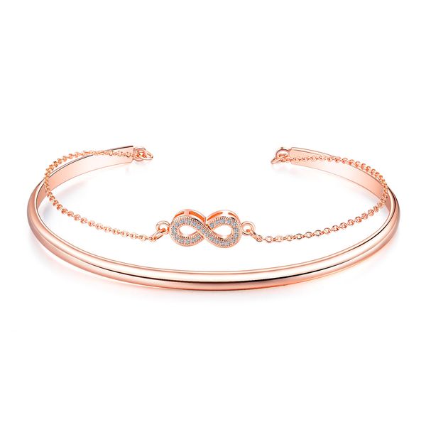 jewelry inlaid diamond bracelet infinite 8 words fashion women's double women, Golden;silver
jewelry inlaid diamond bracelet infinite 8 words fashion women's double women, Golden;silver