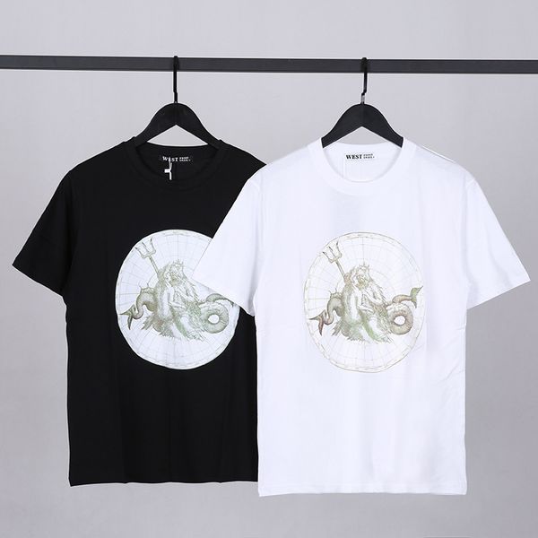 trendy brand new youth style cotton short sleeve lovers t-shirt haiwang poseidon printed loose men's shirt, White
trendy brand new youth style cotton short sleeve lovers t-shirt haiwang poseidon printed loose men's shirt, White