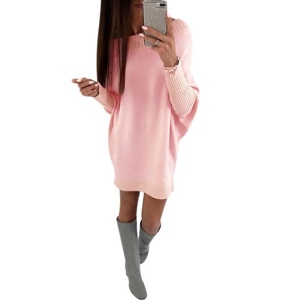 casual women loose shirt dress mini batwing long sleeve jumper sweater winter dresses pink ladies pullover vestido, Black;gray
casual women loose shirt dress mini batwing long sleeve jumper sweater winter dresses pink ladies pullover vestido, Black;gray