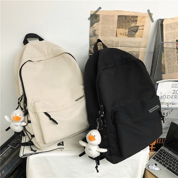 backpack solid color nylon female backpack dwaterproof water bagpack with pendant school bags for teenage girls jvrc
backpack solid color nylon female backpack dwaterproof water bagpack with pendant school bags for teenage girls jvrc