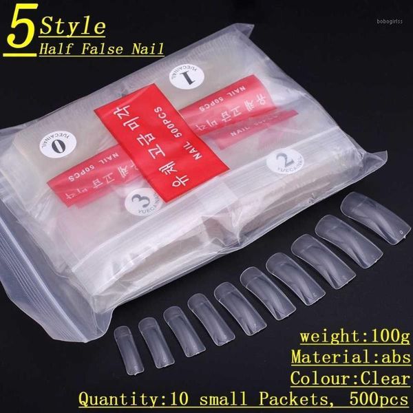500pcs natural white clear false french half long cover nail decorated acrylic uv gel art tips manicure accessories1, Red;gold
500pcs natural white clear false french half long cover nail decorated acrylic uv gel art tips manicure accessories1, Red;gold