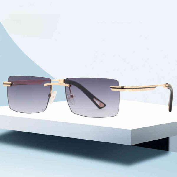 sunglasses 2022 fashion sunglasses men's and women's personality frameless square 2a341, White;black
sunglasses 2022 fashion sunglasses men's and women's personality frameless square 2a341, White;black