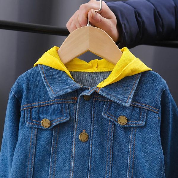 jackets children's denim coats spring autumn clothes long sleeve baby boys girls hooded for 1 2 3 4 5 6 year, Blue;gray
jackets children's denim coats spring autumn clothes long sleeve baby boys girls hooded for 1 2 3 4 5 6 year, Blue;gray