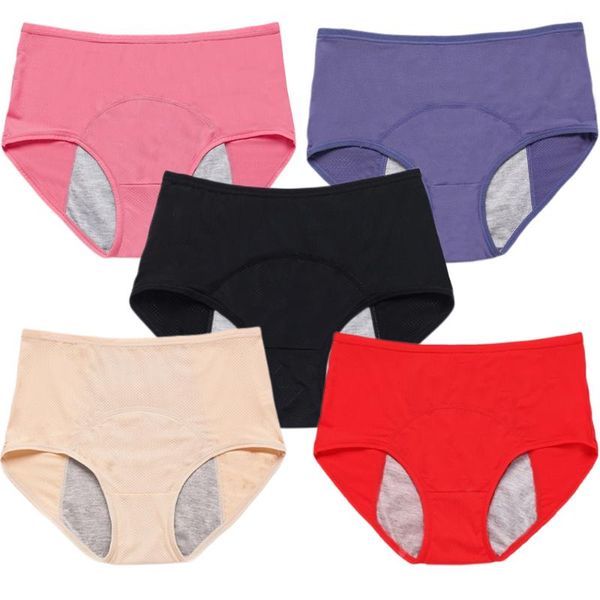 women's panties 5 pcs menstrual women leak proof period briefs mesh breathable physiological underwear lingerie ladies, Black;pink
women's panties 5 pcs menstrual women leak proof period briefs mesh breathable physiological underwear lingerie ladies, Black;pink
