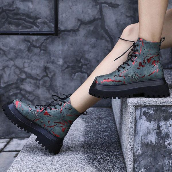 boots ankle women british style 2021 autumn winter fashion female short thick heels platform print high ladies shoes, Black
boots ankle women british style 2021 autumn winter fashion female short thick heels platform print high ladies shoes, Black