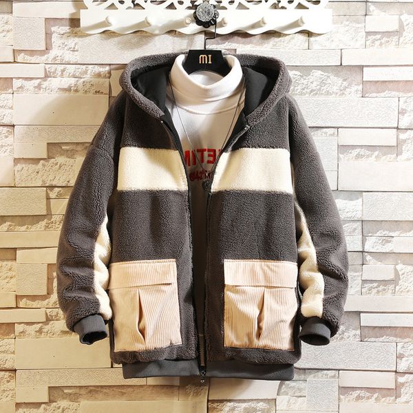 men's jackets hooded jacket, japanese wool jacket for spring and winter with side pockets, harajuku zfdu, Black;brown
men's jackets hooded jacket, japanese wool jacket for spring and winter with side pockets, harajuku zfdu, Black;brown