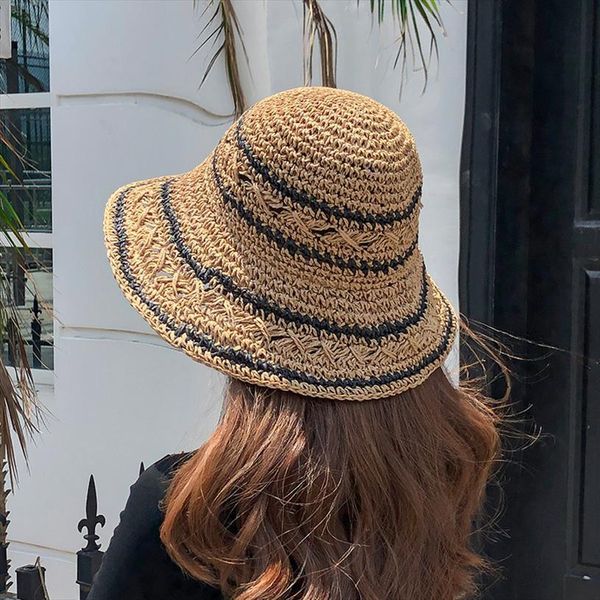 womens sea beach vacation leisure sunscreen hats for girls summer 100%raffia sun hat raffia visor temperament straw, Blue;gray
womens sea beach vacation leisure sunscreen hats for girls summer 100%raffia sun hat raffia visor temperament straw, Blue;gray