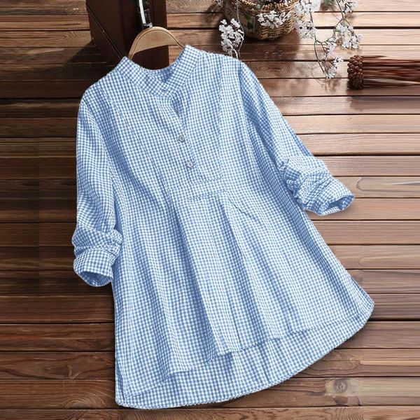 women's blouses & shirts plus size fashion plaid print t-shirt casual autumn winter female v-neck women long sleeve shirt blusas pullo, White
women's blouses & shirts plus size fashion plaid print t-shirt casual autumn winter female v-neck women long sleeve shirt blusas pullo, White